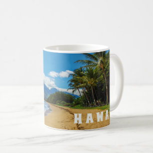 Anpassa Aloha Hawaii Tropical Kaffemugg