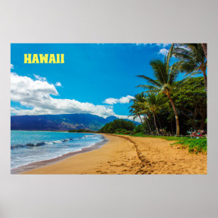Anpassa Aloha Hawaii Tropical Poster
