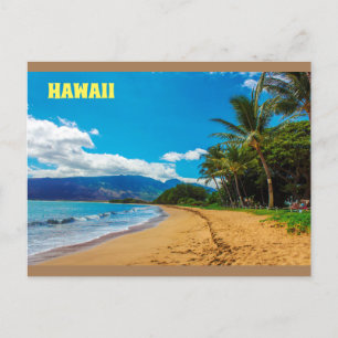Anpassa Aloha Hawaii Tropical Vykort