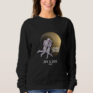 Anpassa Älskare i rymddesign T Shirt