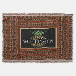 Anpassa ananas elegant filt