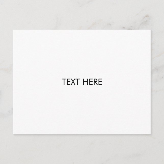 anpassa, ändra svart namn-text vit vykort (Framsida)