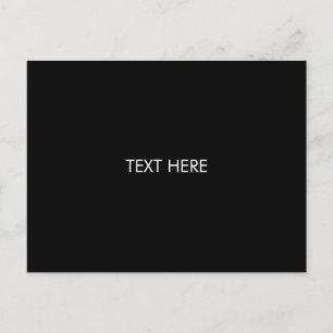 anpassa, ändra svart namn-text vit vykort
