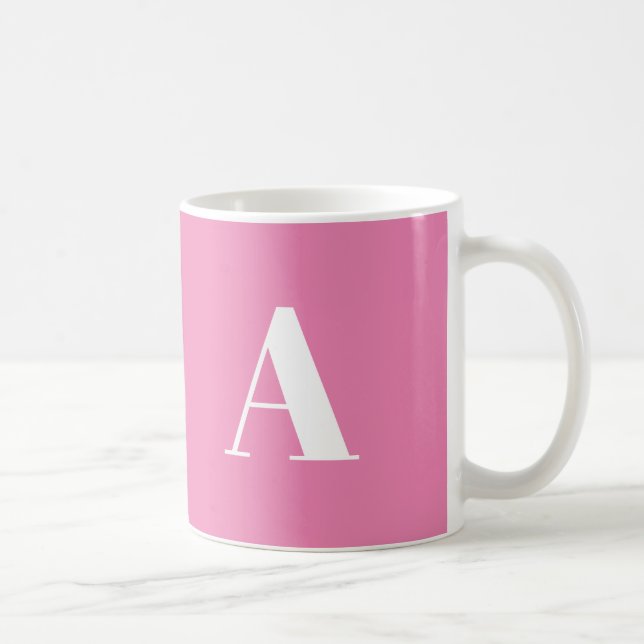 Anpassa, anpassa Alphabet-inledande brev Kaffemugg (Höger)