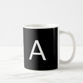 Anpassa, anpassa Alphabet-inledande brev Kaffemugg