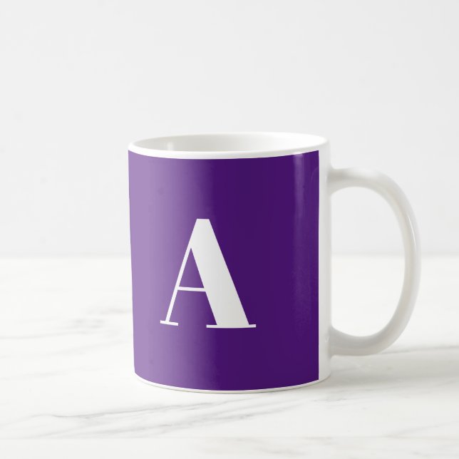 Anpassa, anpassa Alphabet-inledande brev Kaffemugg (Höger)