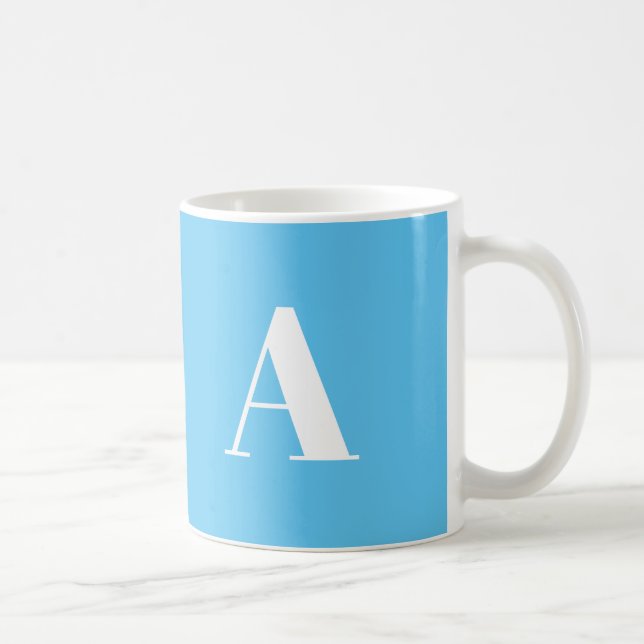 Anpassa, anpassa Alphabet-inledande brev Kaffemugg (Höger)