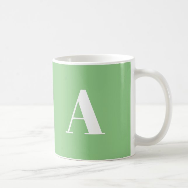 Anpassa, anpassa Alphabet-inledande brev Kaffemugg (Höger)