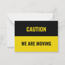 Anpassa, anpassa info om Flytta adress Anteckningskort