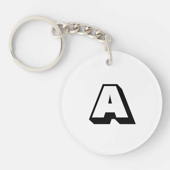 Anpassa, anpassa inledande monogram för alfabet (Framsidan)