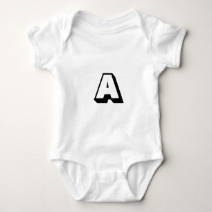 Anpassa, anpassa inledande monogram för alfabet t shirt