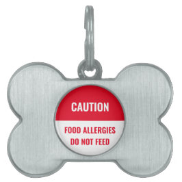 Anpassa, anpassa röd vit hund Namn, Info Pe ID-bricka Husdjur