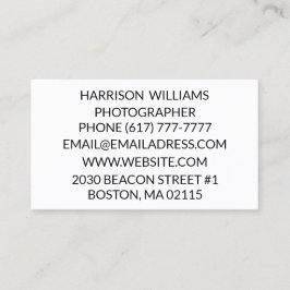 Anpassa anpassning av minimalistisk elegant visitkort