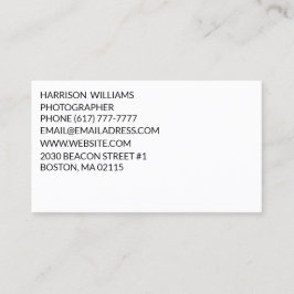 Anpassa anpassning av minimalistisk elegant visitkort