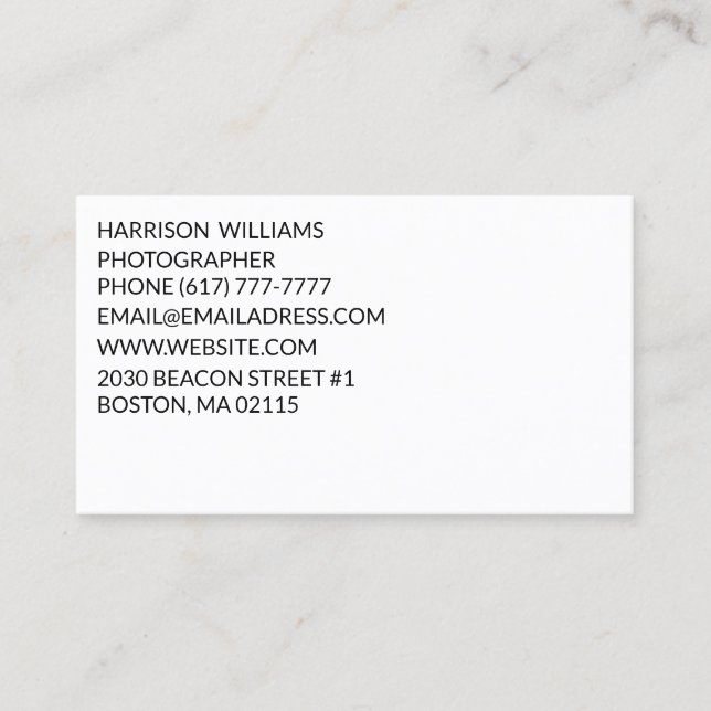 Anpassa anpassning av minimalistisk elegant visitkort (Framsida)