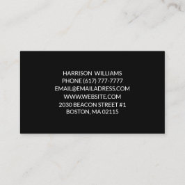 Anpassa anpassning av minimalistisk elegant visitkort