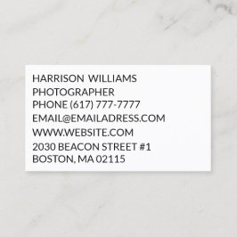 Anpassa anpassning av minimalistisk elegant visitkort