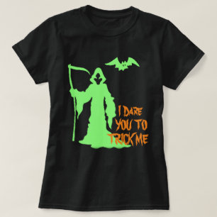 Anpassa anpassning med Grim Reaper Halloween Pun T Shirt