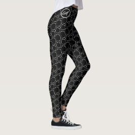 Anpassa Anpassningsbar-&B för Monogram Leggings
