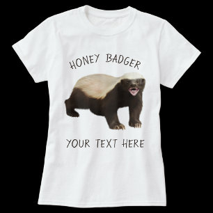 Anpassa Anpassningsbar Honey badger Funny T-Shirt