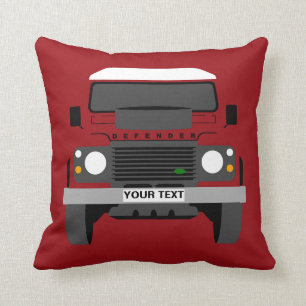Anpassa anpassningsbar Red Land Rover Kudde
