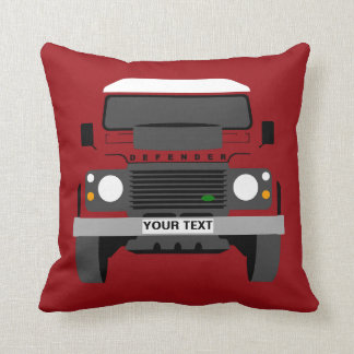 Anpassa anpassningsbar Red Land Rover Kudde