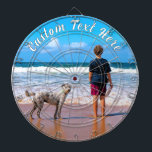 Anpassa Anpassningsbarna Pet Photo Dart Board Darttavla<br><div class="desc">Anpassningsbarnas foto- och textkartong - Din egen design med Pet - Hund / Katt - Personlig Familj / Vänner eller Mörkttavlor Gift - Lägg till foto och text - Ändra storlek och flytta eller ta bort och lägg till inslag / text med Anpassning verktyg ! Välj typsnitt / storlek /...</div>