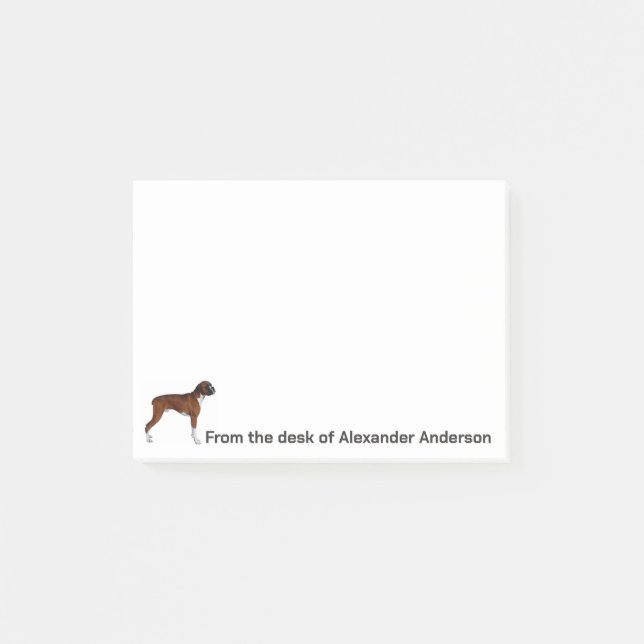 Anpassa anteckningar för Boxer Post-it Block (Framsida)