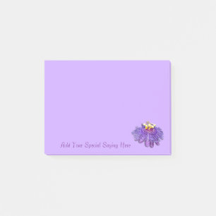 Anpassa Anteckningsblocket Exotic Lila Passion Flo Post-it Block