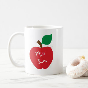 Anpassa Apple Teacher Gift Coffee Mugg