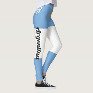 Anpassa Argentinas nationella Flagga Leggings