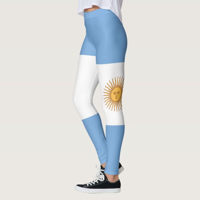 Anpassa Argentinas nationella Flagga Leggings (Vänster)