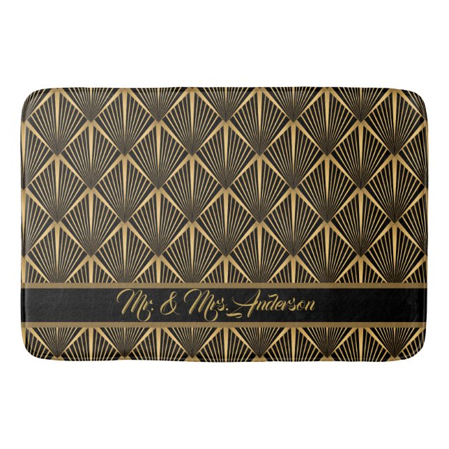 Anpassa Art Deco Badrumsmatta (Framsidan)