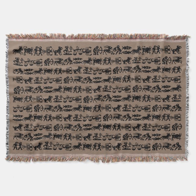 Anpassa astrologiskvajetter Horoscope-gåvor Mysfilt (Framsidan)