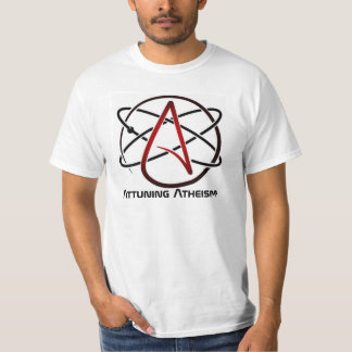 Anpassa ateism med logotypen t shirt