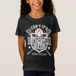 Anpassa att jag inte kan ha sitt basebollsäsong t shirt