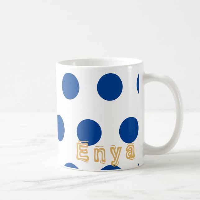 Anpassa av Namn Polka Mugg (Höger)