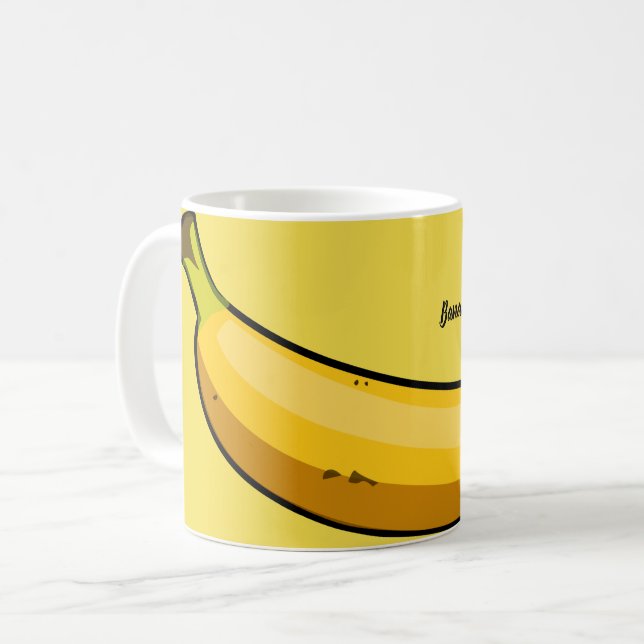 Anpassa Banana Kaffemugg (Framsida vänster)