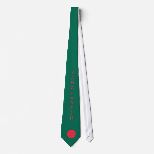 Anpassa Bangladesh Flagga Tie Slips (Framsida)