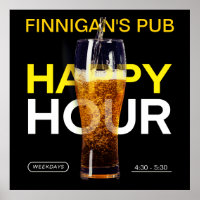 Anpassa Bar Pub Pub Hus Happy Hour Öl 