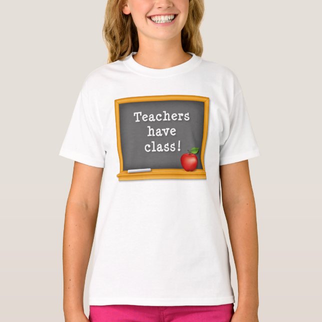 Anpassa Barn Lärare har klass: T Shirt (Framsida)