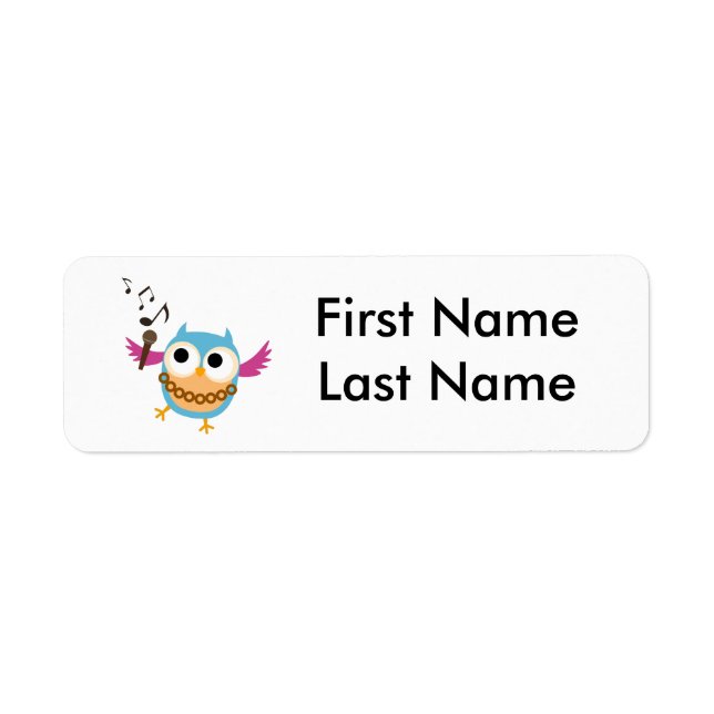 Anpassa barnetiketter för deras Sak Returadress Etikett (Framsidan)