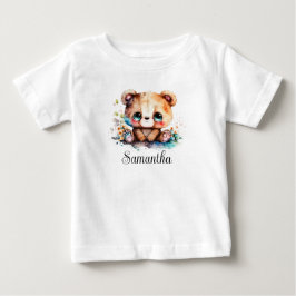 Anpassa barnrummet för björnbjörn Unge, vattenfärg T Shirt
