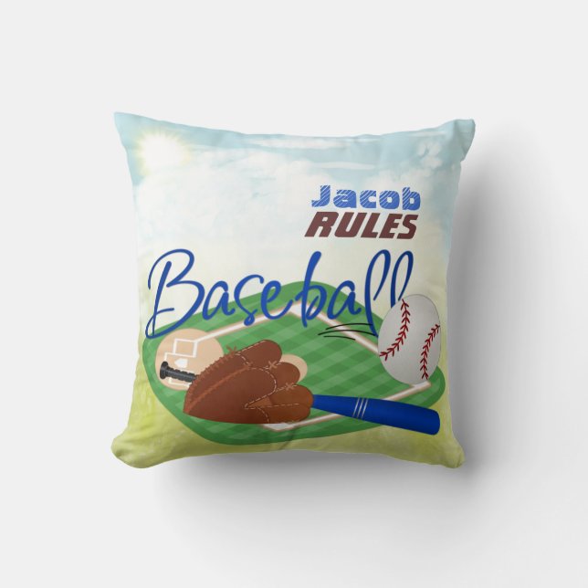 Anpassa Baseball Pillow Kudde (Framsida)