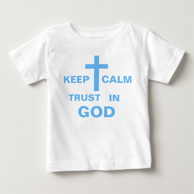 Anpassa Behålla Lugn Christian Shirts för Pojke Tröja (Framsida)