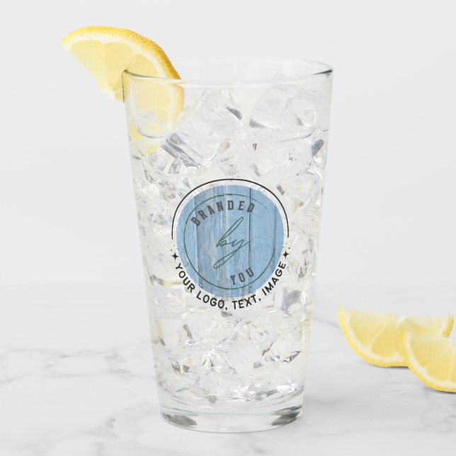 Anpassa bild | 473 ml Pint Shaker Glaskopp (Framsida Ice)