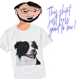 Anpassa bild- och textkollie i Gräns T Shirt