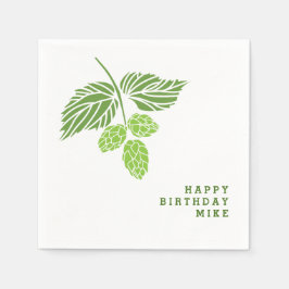 Anpassa blöjor med skutt illustration, öl pappersservett