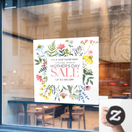 Anpassa Blommig Vit Mors Dagsreaffel Butik