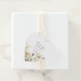 Anpassa blommor i Vilden Möhippa Tack Gåvor Etiketter